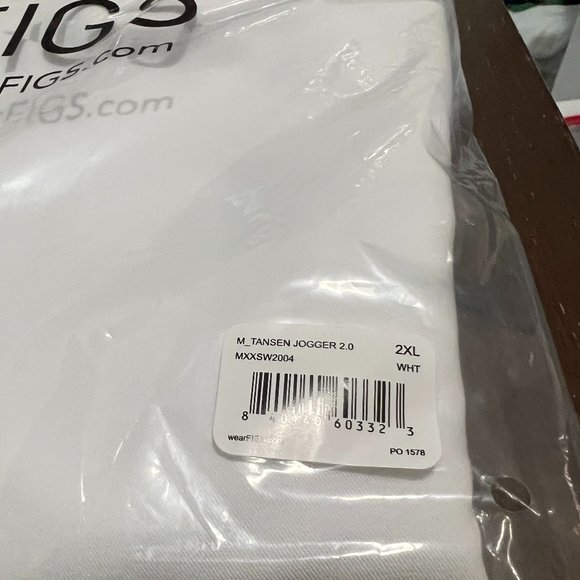 Figs White Tansen Jogger 2XL for men - Picture 2 of 2